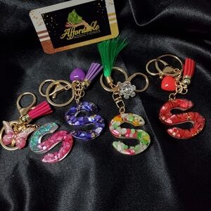 I resin leychain